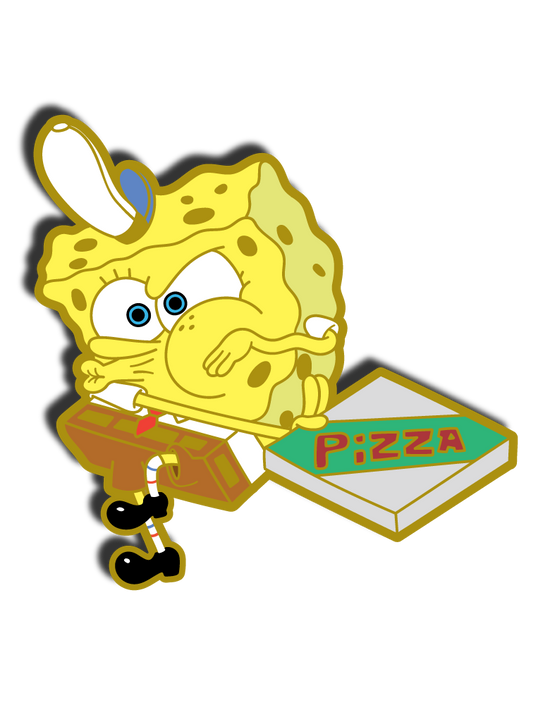 #11 Bob Esponja Pizza - Pin Metálico