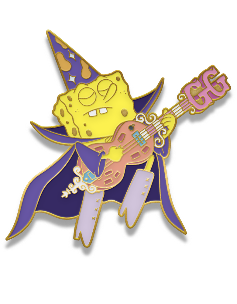 #12 Bob Esponja Guitarra - Pin Metálico