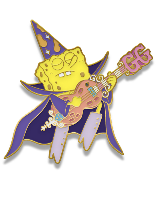 #12 Bob Esponja Guitarra - Pin Metálico