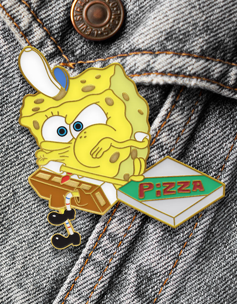 #11 Bob Esponja Pizza - Pin Metálico