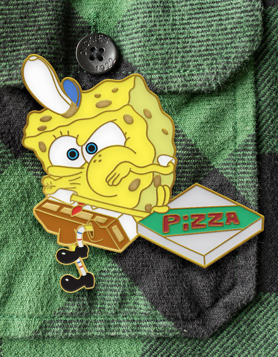 #11 Bob Esponja Pizza - Pin Metálico